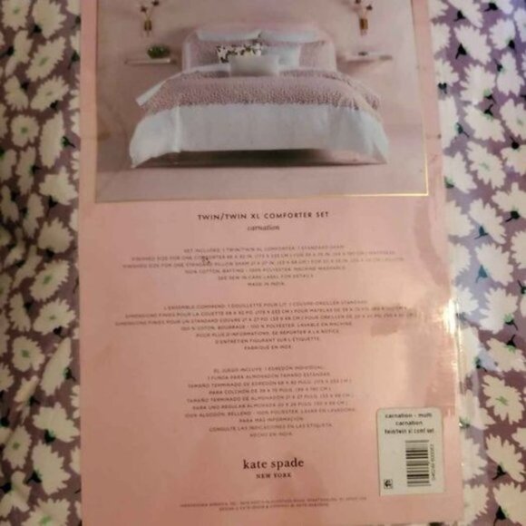 Kate Spade Twin Comforter Bedding Set - Picture 2 of 5